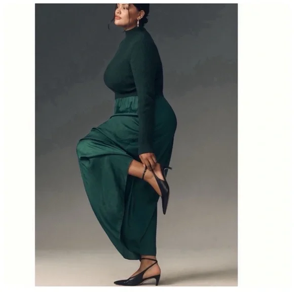 anthropologie sweater dress green Green Bodycon Button Sweater Dress & Reviews - Green - Dresses main image 0